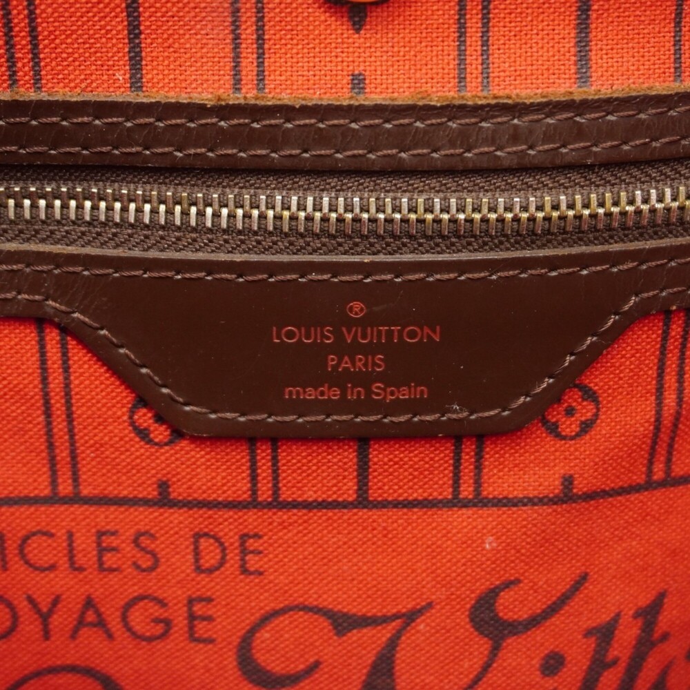 LOUIS VUITTON Brown Damier Neverfull MM Tote Bag - Picture 5 of 16